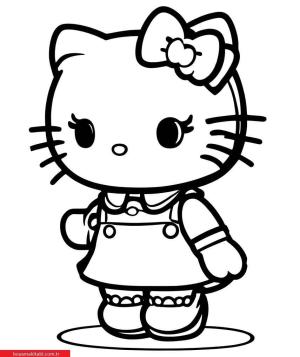 Hello Kitty boyama sayfası, Hello Kitty coloring page, , 