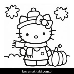 Hello Kitty boyama sayfası – çocuklar için, çizgi film temalı