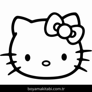 Hello Kitty boyama sayfası – ücretsiz yazdır, boyama etkinliği