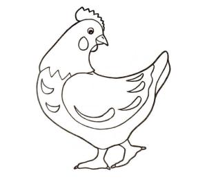 Hen boyama sayfası,  coloring page, Mükemmel Hen, 