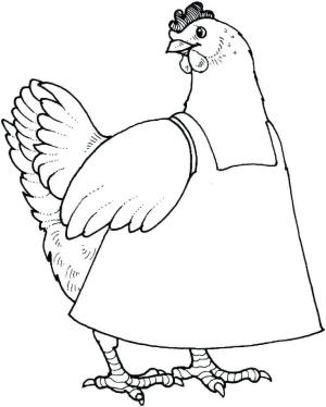 Hen boyama sayfası,  coloring page, Harika Hen, 