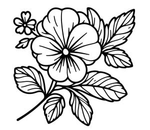 Hercai Menekşe boyama sayfası, coloring page, Hercai menekşe ücretsiz,