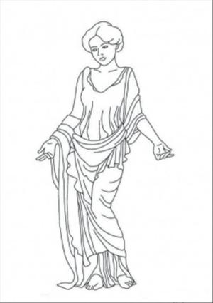 Heykel boyama sayfası,  coloring page, Venüs Heykeli, 