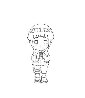 Hinata boyama sayfası,  coloring page, Chibi Hinata, 