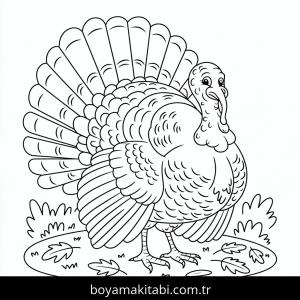 Hindi boyama sayfası – basit çizim, kolay boyama