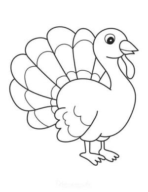 Hindi boyama sayfası,  coloring page, Basit Türkiye, 