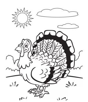 Hindi boyama sayfası,  coloring page, Yazın yürümek ne güzel!, 