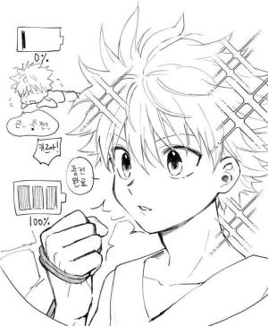 Hindi boyama sayfası,  coloring page, キルア・ゾルディックは、アニメ『HUNTER×HUNTER』の主人公です。, 