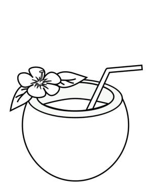 Hindistan Cevizi boyama sayfası,  coloring page, Hindistan Cevizi çevrimiçi, 