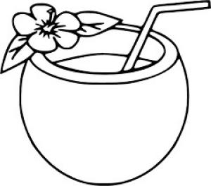 Hindistan Cevizi boyama sayfası,  coloring page, Hindistan Cevizi, 