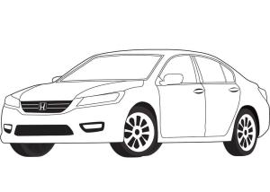 Honda boyama sayfası,  coloring page, Honda Anlaşma Araba, 