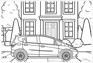 Honda boyama sayfası,  coloring page, Honda’yı Yazdır, 