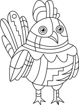 Horoz boyama sayfası,  coloring page, Horoz oyuncağı., 