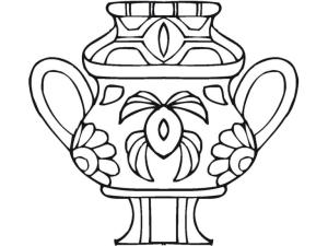 Hoşgeldin Ramazan boyama sayfası,  coloring page, Müslüman vazosu., 