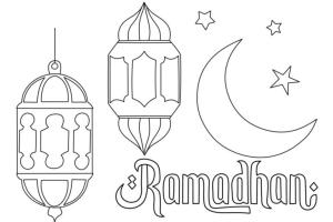 Hoşgeldin Ramazan boyama sayfası,  coloring page, Ramazan boyama sayfası 1, 