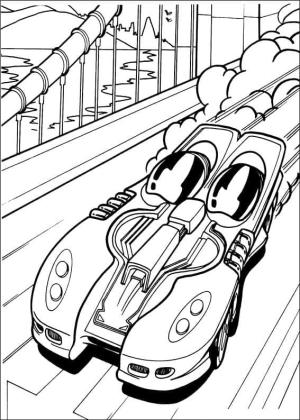 Hot Wheels boyama sayfası,  coloring page, Hot Wheels Hızlı Araba, 