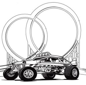 Hot Wheels boyama sayfası,  coloring page, Hot Wheels ve Hız Treni, 