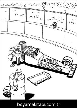 Hot Wheels boyama sayfası – yaratıcılık, eğlenceli etkinlik