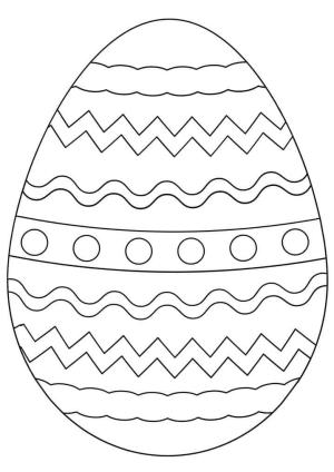 Huevo De Pascua boyama sayfası,  coloring page, Tatlı Paskalya Yumurtası, 