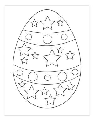 Huevo De Pascua boyama sayfası,  coloring page, Güzel Paskalya Yumurtası, 