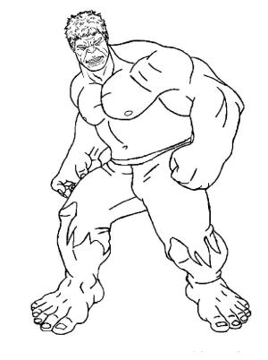Hulk boyama sayfası, coloring page, Yazdırılabilir Hulk,