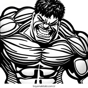 Hulk boyama sayfası – ücretsiz yazdır, boyama etkinliği