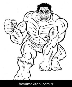 Hulk boyama sayfası – eğitici aktivite, yaratıcılık