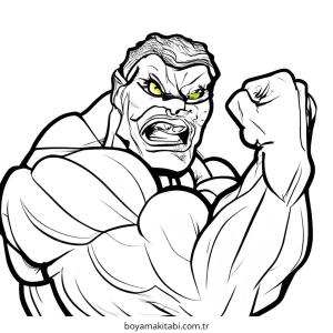 Hulk boyama sayfası – ücretsiz yazdır, boyama etkinliği