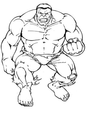Hulk boyama sayfası, coloring page, Büyük Hulk fotoğrafı,