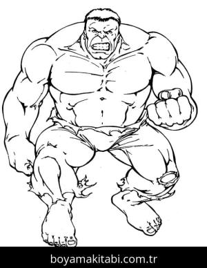 Hulk boyama sayfası – ücretsiz yazdır, boyama etkinliği