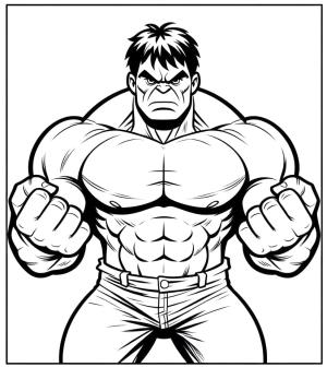 Hulk boyama sayfası, coloring page, Hulk Resmi,