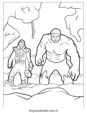 Hulk boyama sayfası – ücretsiz yazdır, boyama etkinliği