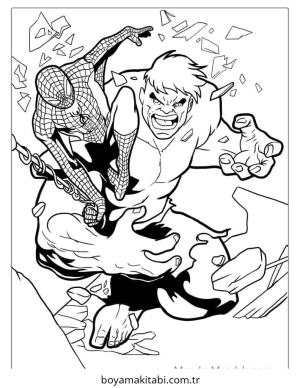 Hulk boyama sayfası – yaratıcılığı geliştirir, keyifli zaman