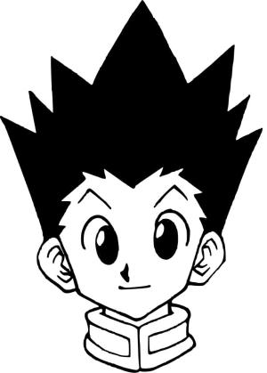 Hunter x Hunter boyama sayfası,  coloring page, Gon Freecss resmini çiz, 