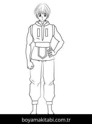 Hunter boyama sayfası – keyifli zaman, renkli çizimler