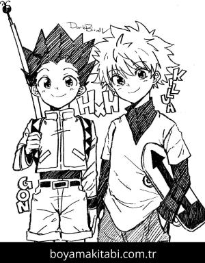 Hunter boyama sayfası – boyama çalışması, yaratıcılığı geliştirir