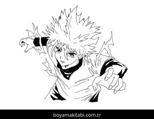 Hunter boyama sayfası – çocuk aktivitesi, PDF indir