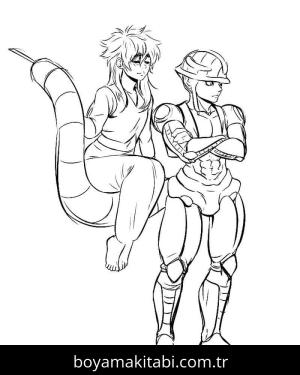 Hunter boyama sayfası – el becerilerini geliştirir, boyama çalışması