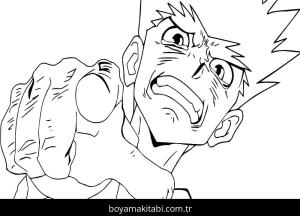 Hunter boyama sayfası – çocuklar için, çizgi film temalı