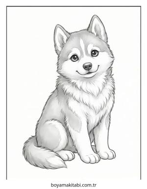 Husky Boyama