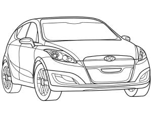 Hyundai boyama sayfası,  coloring page, Hyundai Arnejs, 