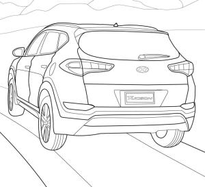 Hyundai boyama sayfası,  coloring page, Hyundai Resmi, 