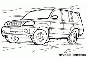 Hyundai boyama sayfası,  coloring page, Hyundai Terracan, 