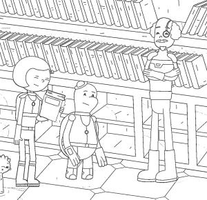 İbi boyama sayfası,  coloring page, İbi ve Tosi’nin fotoğrafı, 