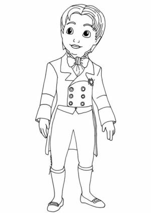 İlk Sofya boyama sayfası,  coloring page, Prens James, 