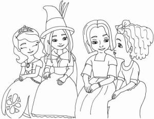 İlk Sofya boyama sayfası,  coloring page, Iyi Sofia, 