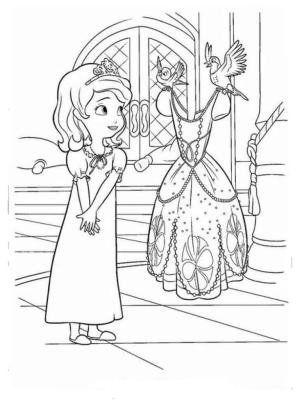 İlk Sofya boyama sayfası,  coloring page, Müthiş Sofia, 