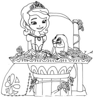 İlk Sofya boyama sayfası,  coloring page, Eğlenceli Sofya ve Yonca, 