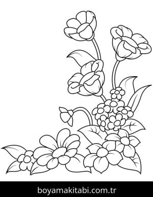 Ilkbahar boyama sayfası – sevimli karakter, sanatsal çalışma