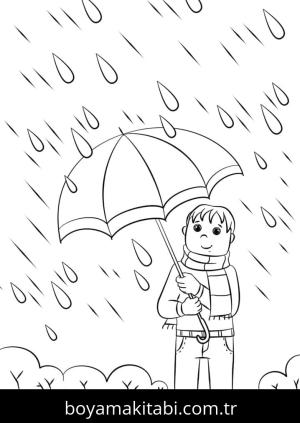 Ilkbahar boyama sayfası – çocuk aktivitesi, PDF indir